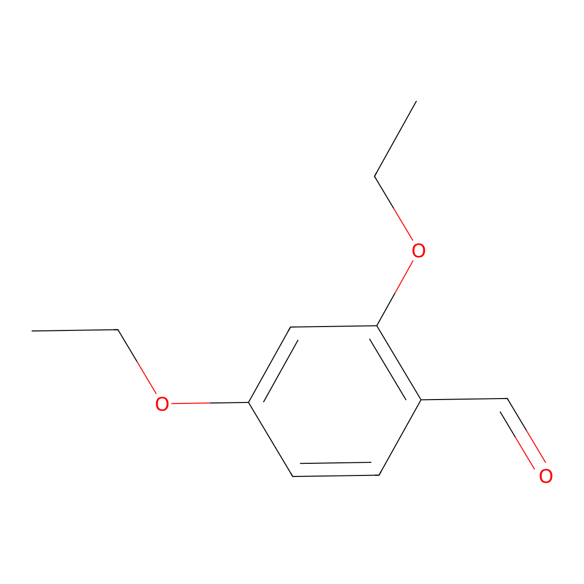 2,4-Diethoxybenzaldehyde molecular structure, CAS 22924-16-9