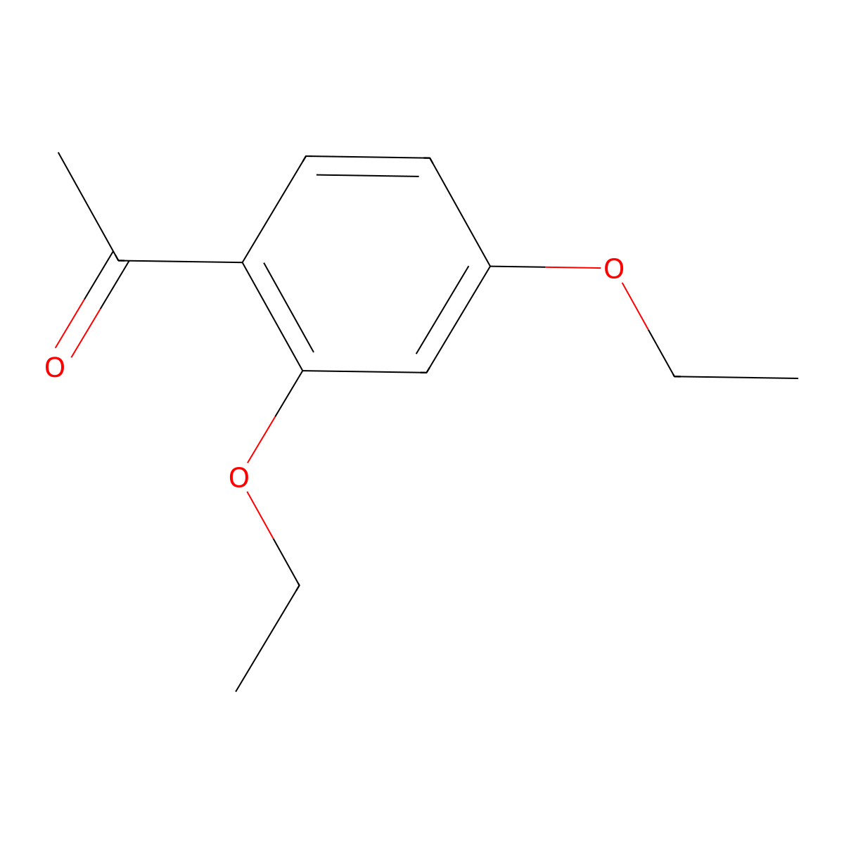 1-(2,4-Diethoxyphenyl)ethanone molecular structure, CAS 22924-18-1