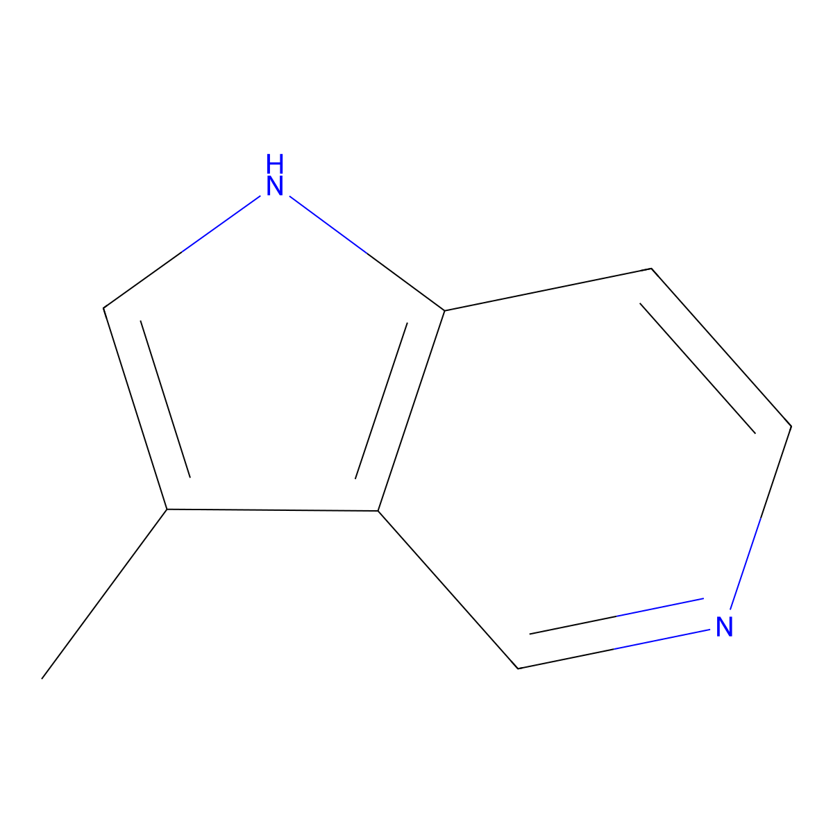 3-Methyl-1H-pyrrolo[3,2-c]pyridine molecular structure, CAS 22930-75-2