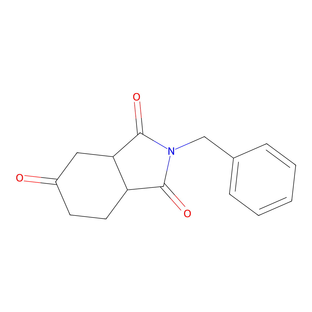 2-benzyltetrahydro-1H-isoindole-1,3,5(2H,4H)-trione molecular structure, CAS 22931-53-9