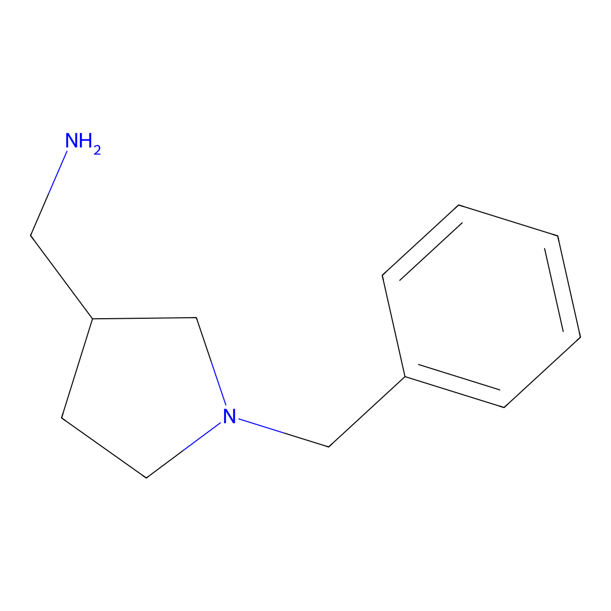 (S)-3-Aminomethyl-1-benzylpyrrolidine molecular structure, CAS 229323-07-3