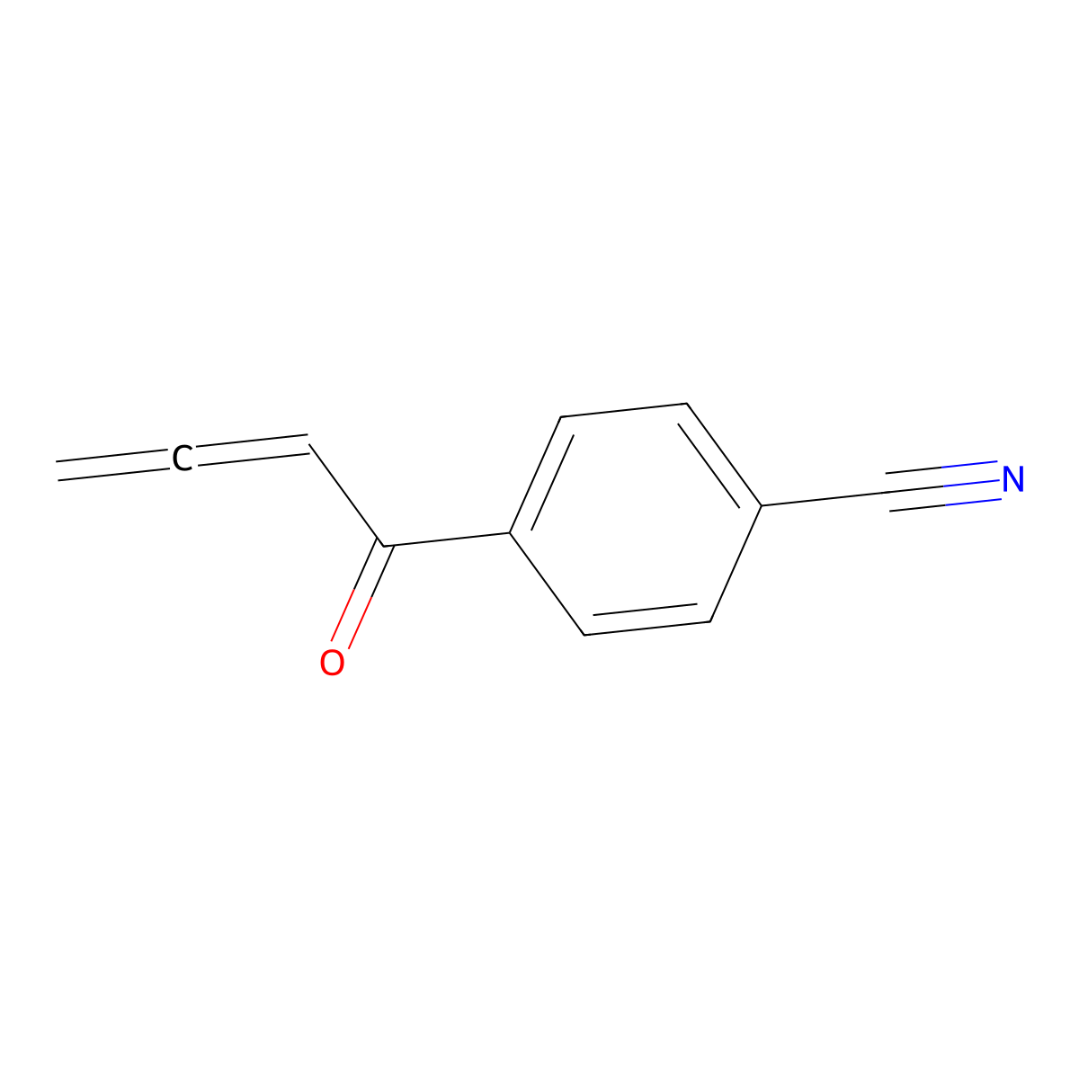 4-(1-Oxo-2,3-butadien-1-yl)benzonitrile molecular structure, CAS 229333-41-9