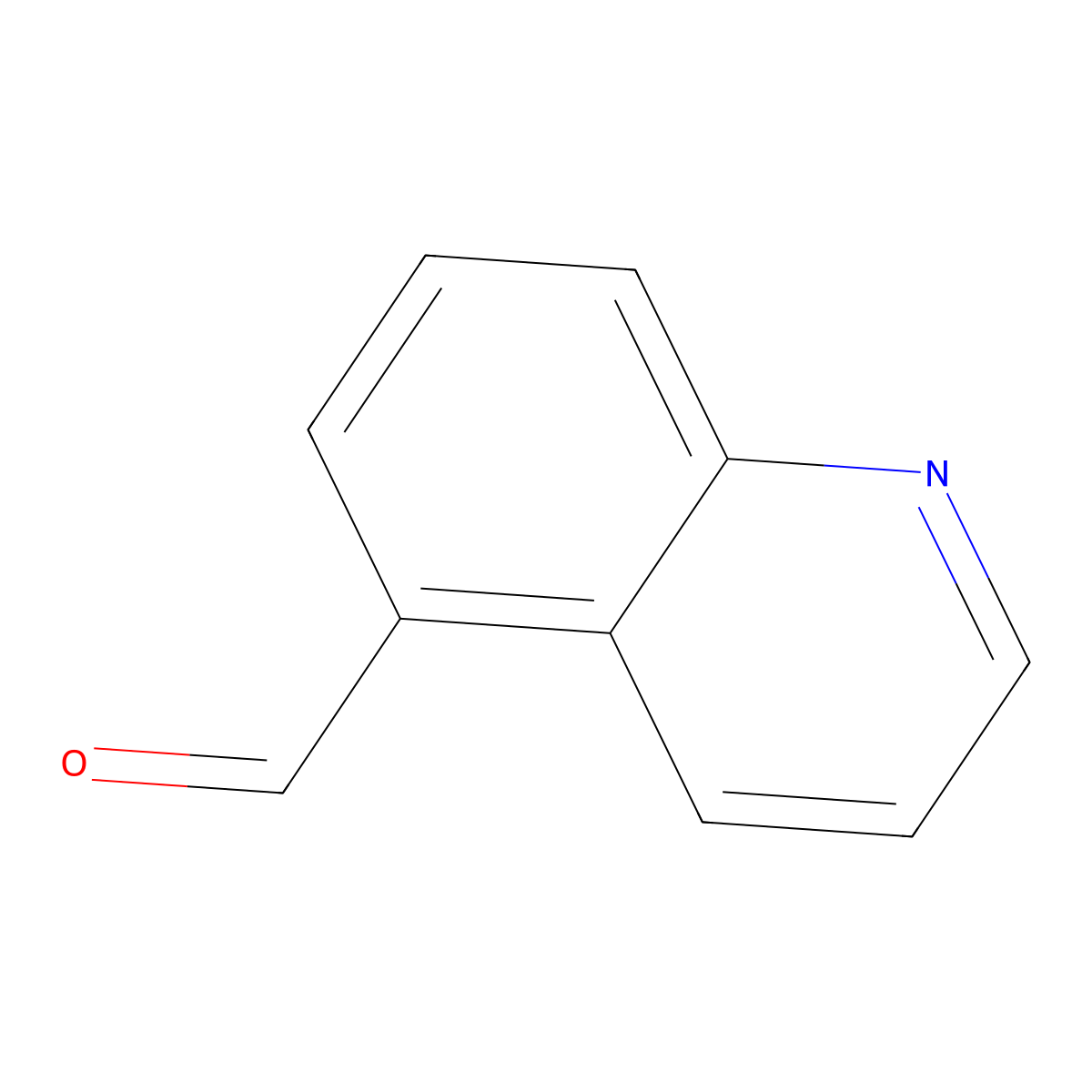 Quinoline-5-carbaldehyde molecular structure, CAS 22934-41-4