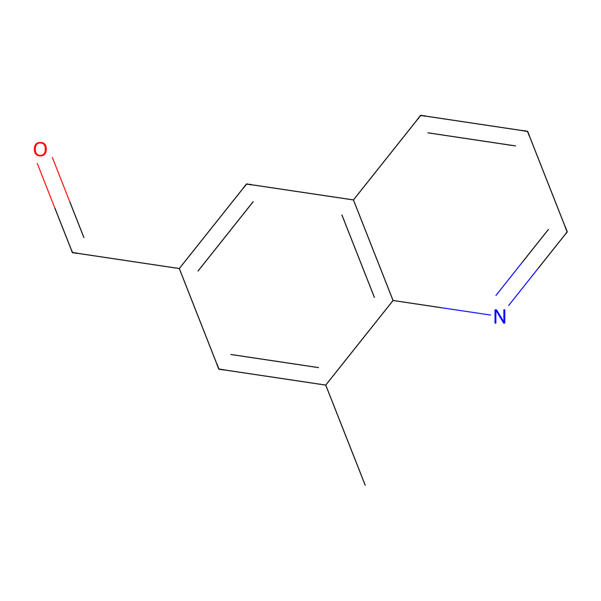 8-Methylquinoline-6-carbaldehyde molecular structure, CAS 22934-43-6