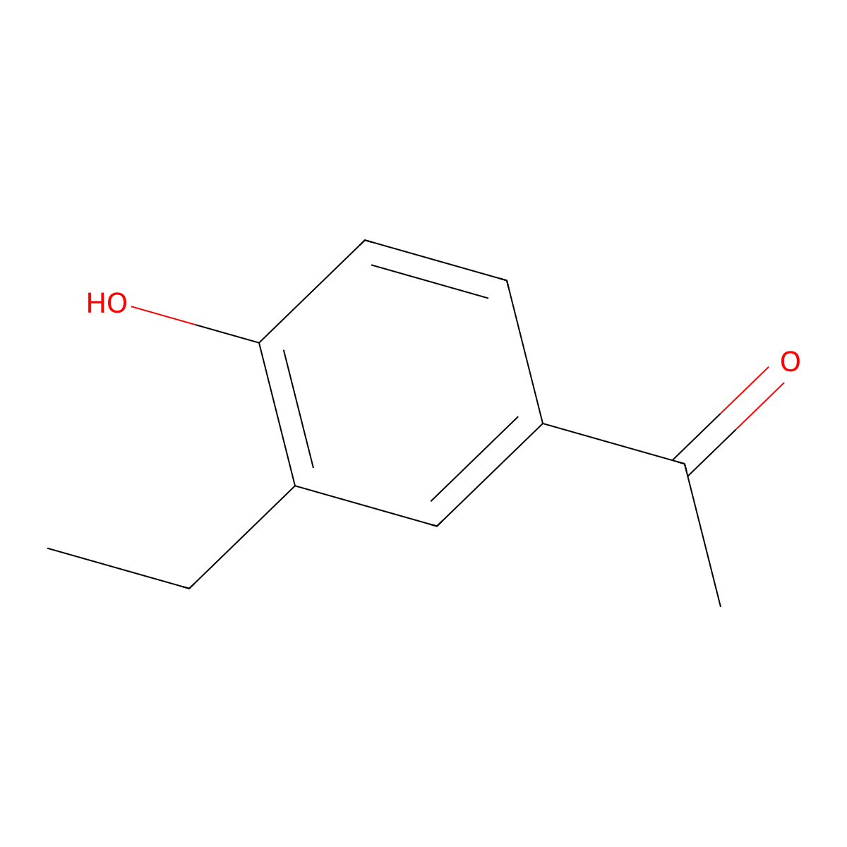 1-(3-Ethyl-4-hydroxyphenyl)ethanone molecular structure, CAS 22934-47-0