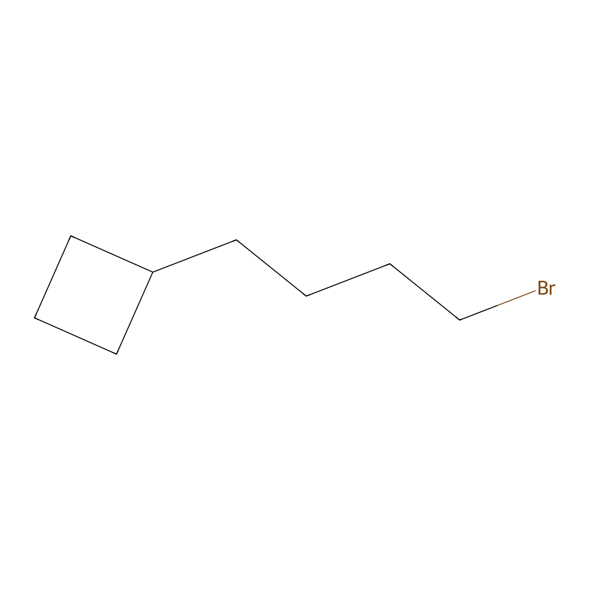 (4-Bromobutyl)cyclobutane molecular structure, CAS 2293419-27-7