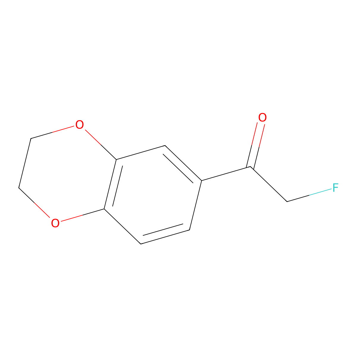 1-(2,3-Dihydrobenzo[b][1,4]dioxin-6-yl)-2-fluoroethanone molecular structure, CAS 2293422-02-1