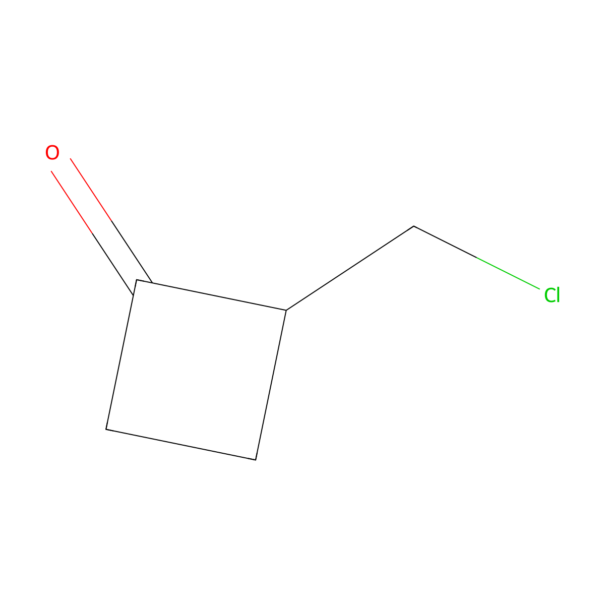 2-(Chloromethyl)cyclobutanone molecular structure, CAS 22935-33-7
