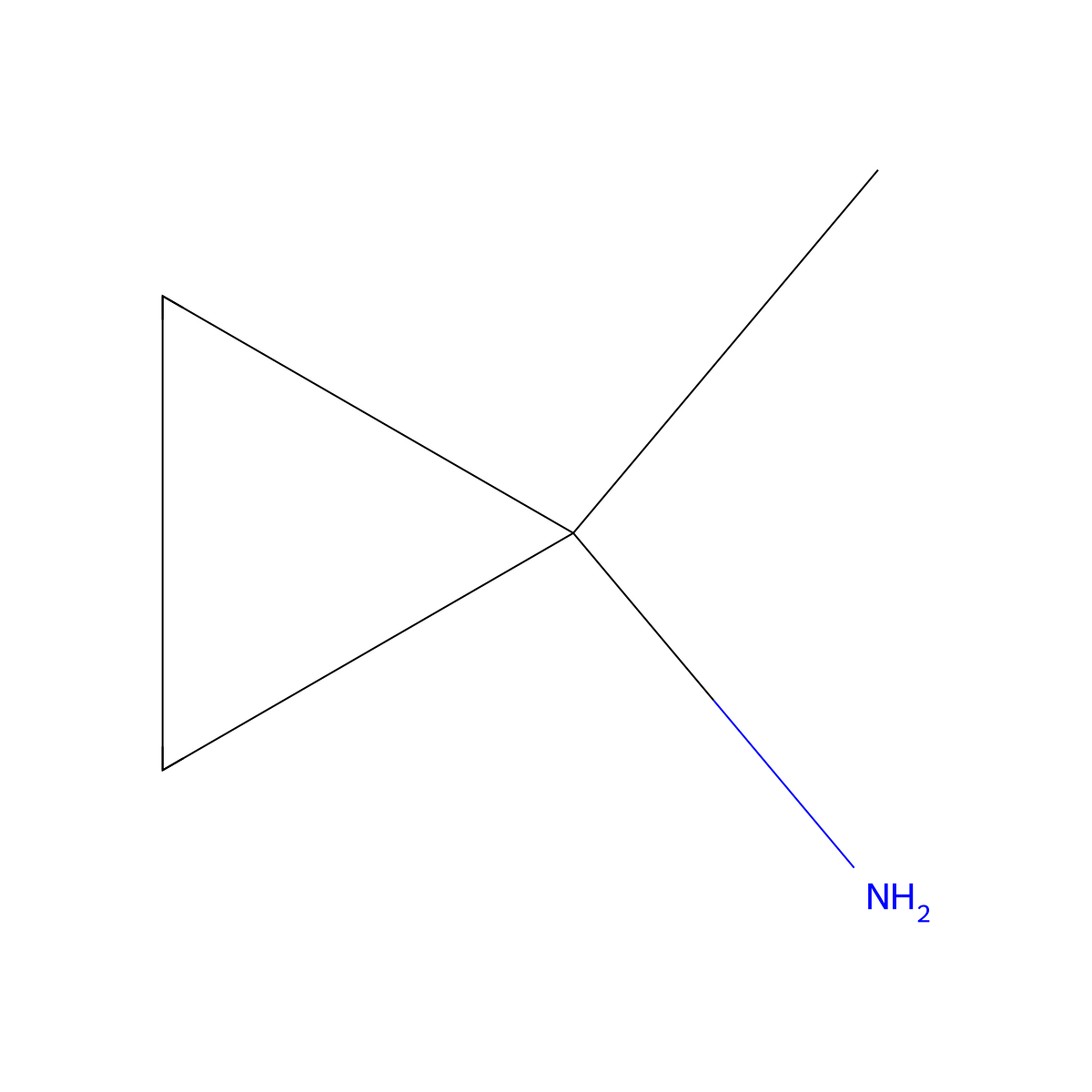 1-Methylcyclopropanamine molecular structure, CAS 22936-83-0