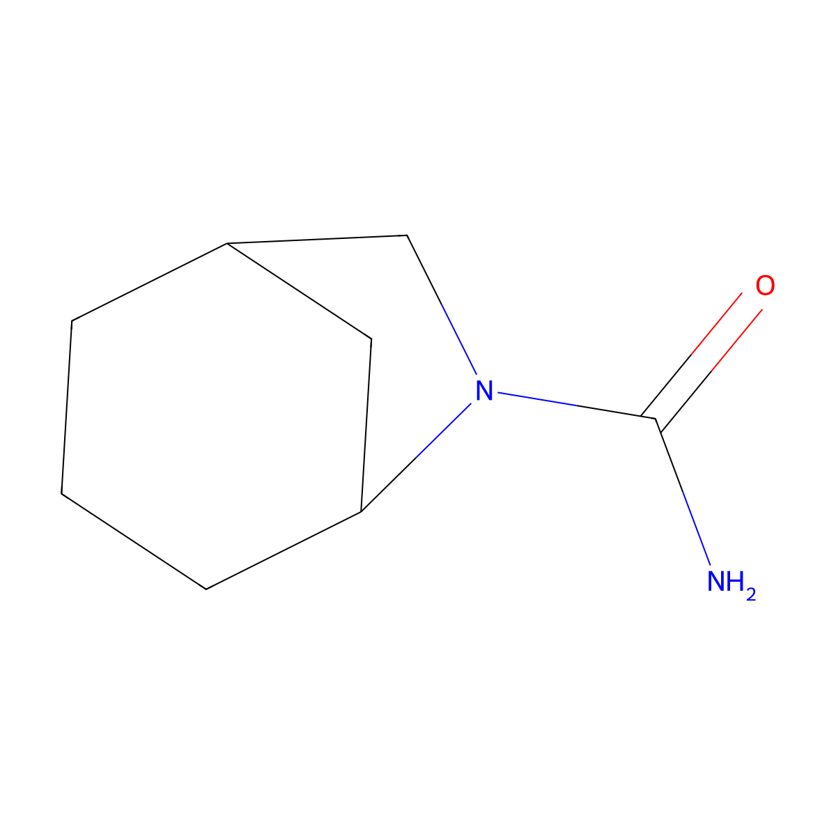 6-Azabicyclo[3.2.1]octane-6-carboxamide molecular structure, CAS 2293788-62-0