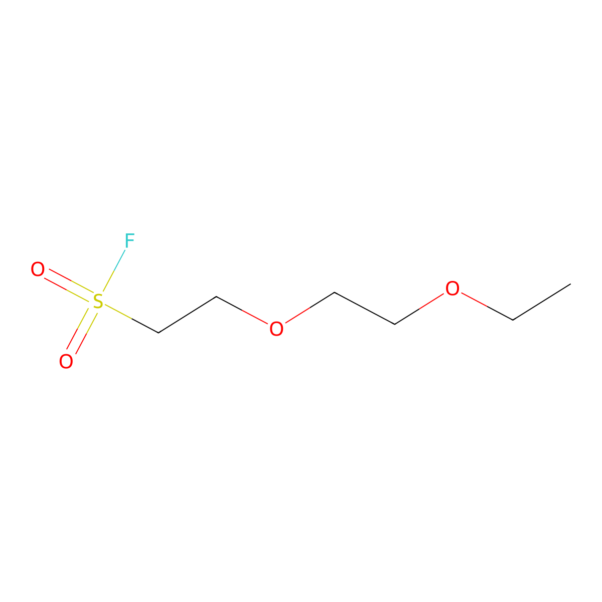 2-(2-Ethoxyethoxy)ethane-1-sulfonyl fluoride molecular structure, CAS 2293824-72-1