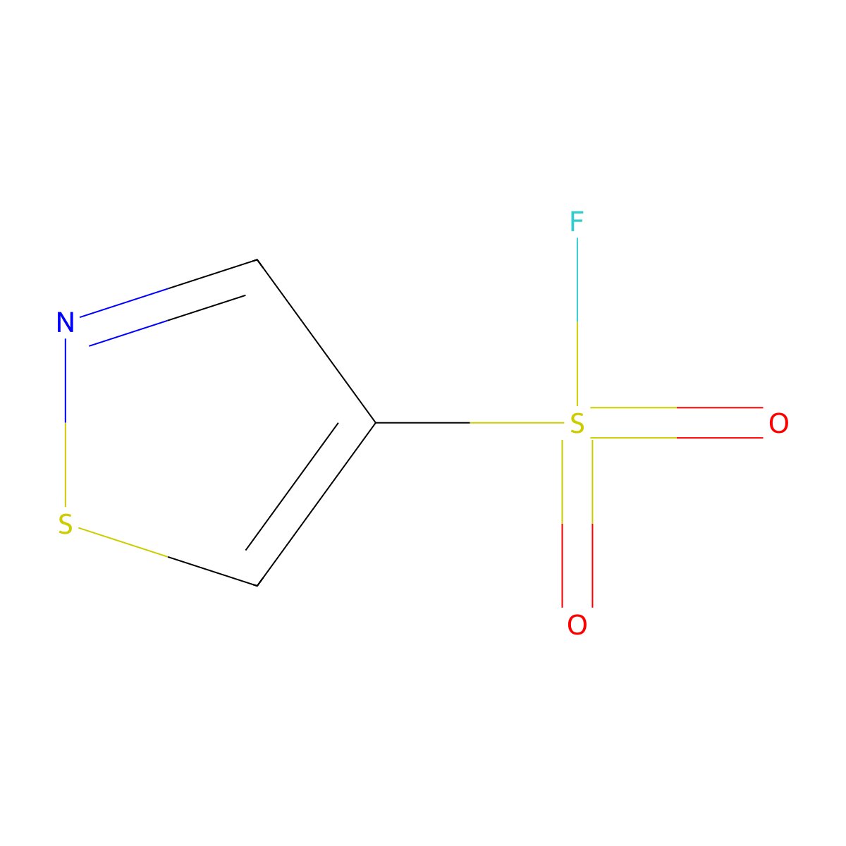 1,2-Thiazole-4-sulfonyl fluoride molecular structure, CAS 2293955-43-6