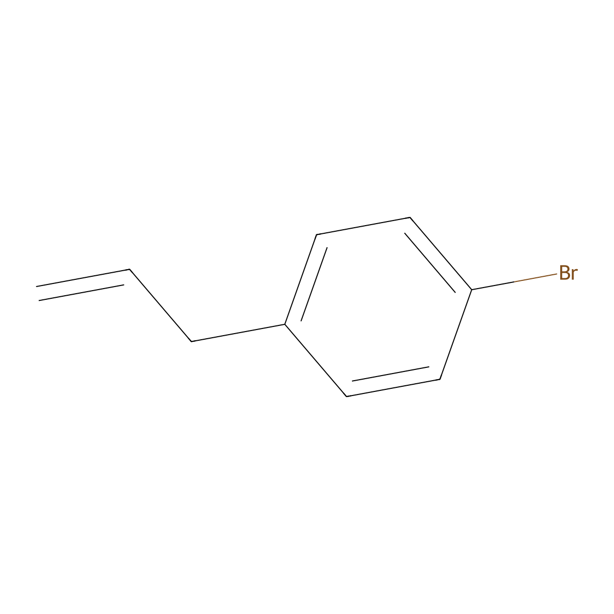 Benzene, 1-bromo-4-(2-propenyl)- molecular structure, CAS 2294-43-1
