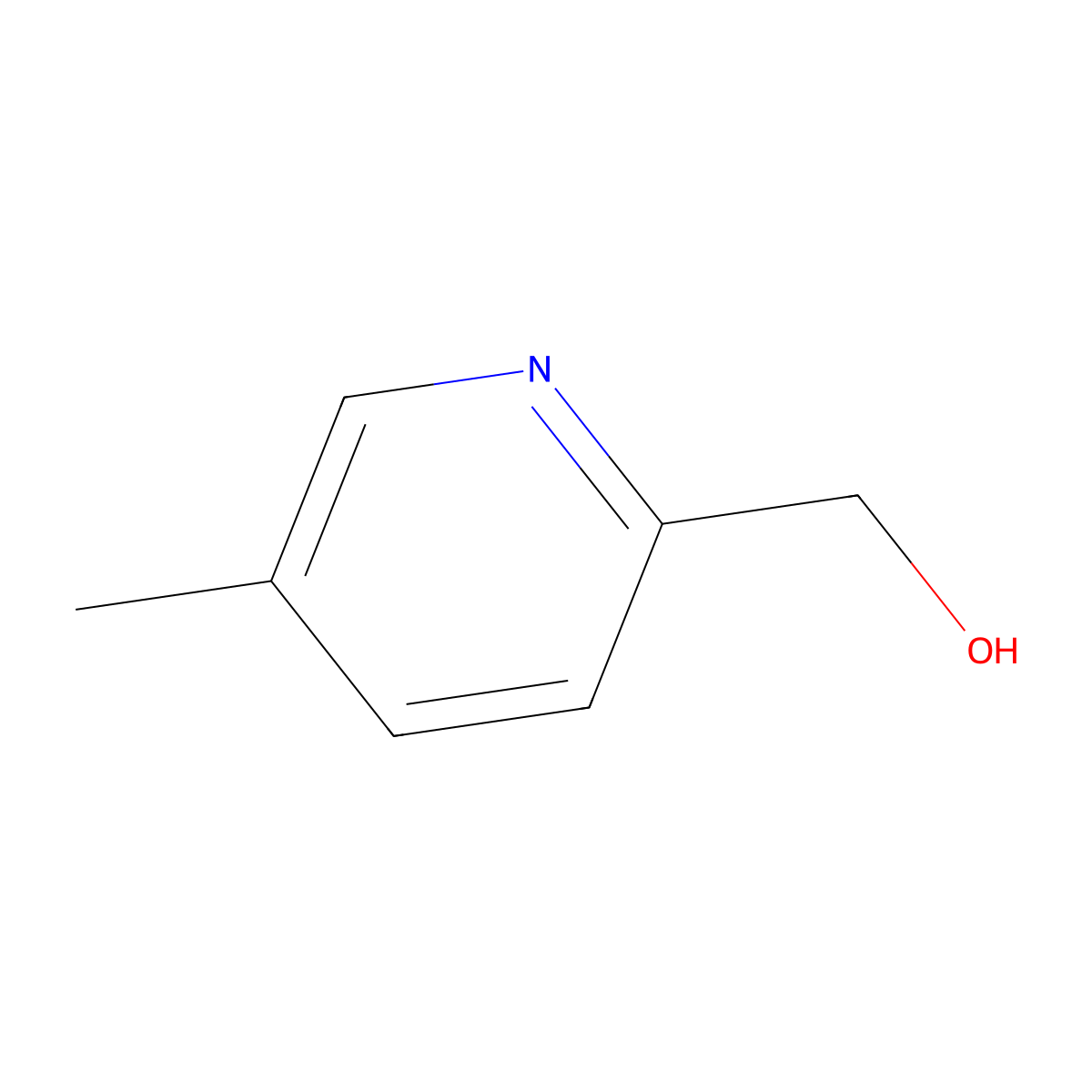 (5-Methylpyridin-2-yl)methanol molecular structure, CAS 22940-71-2