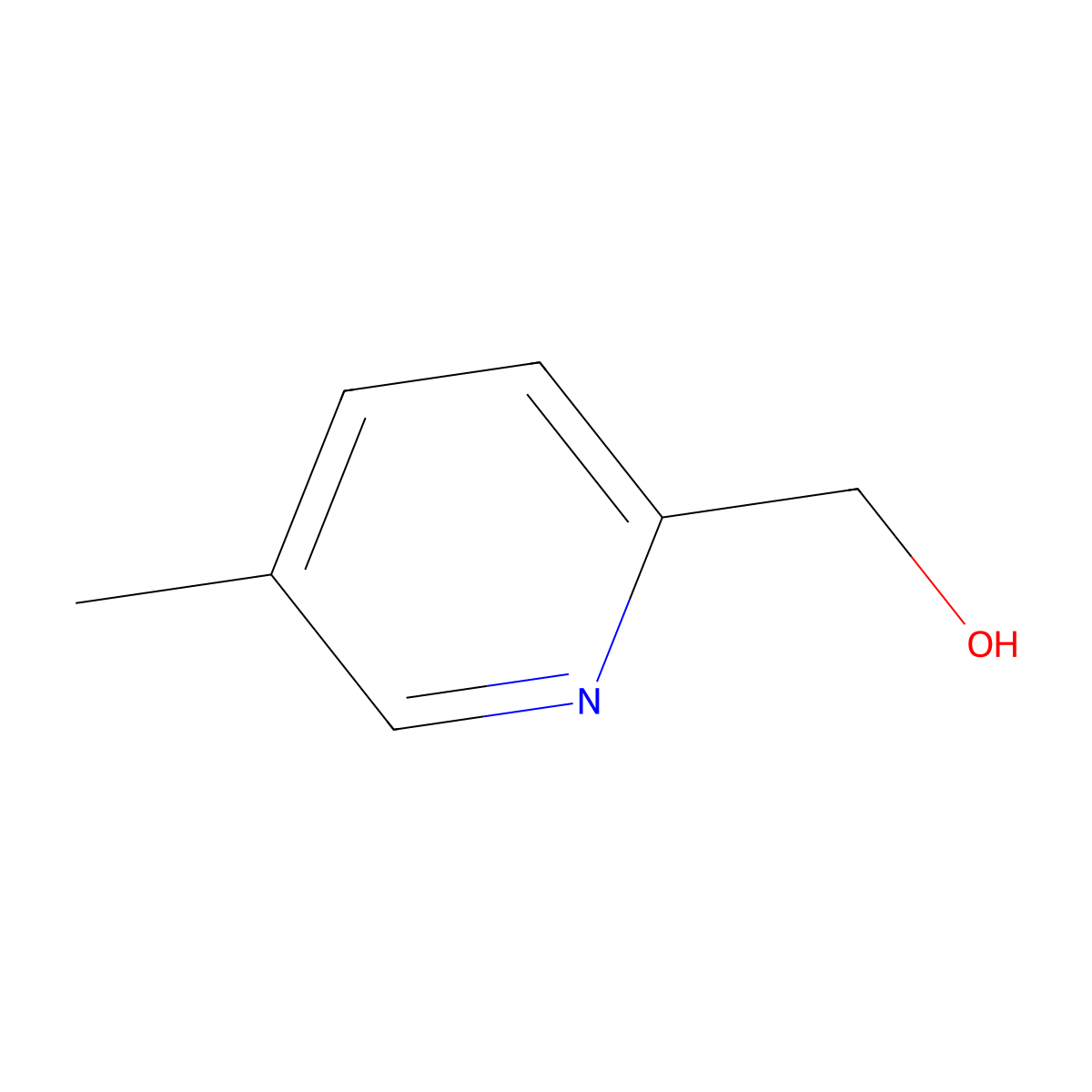 (5-Methylpyridin-2-yl)methanol molecular structure, CAS 22940-71-2