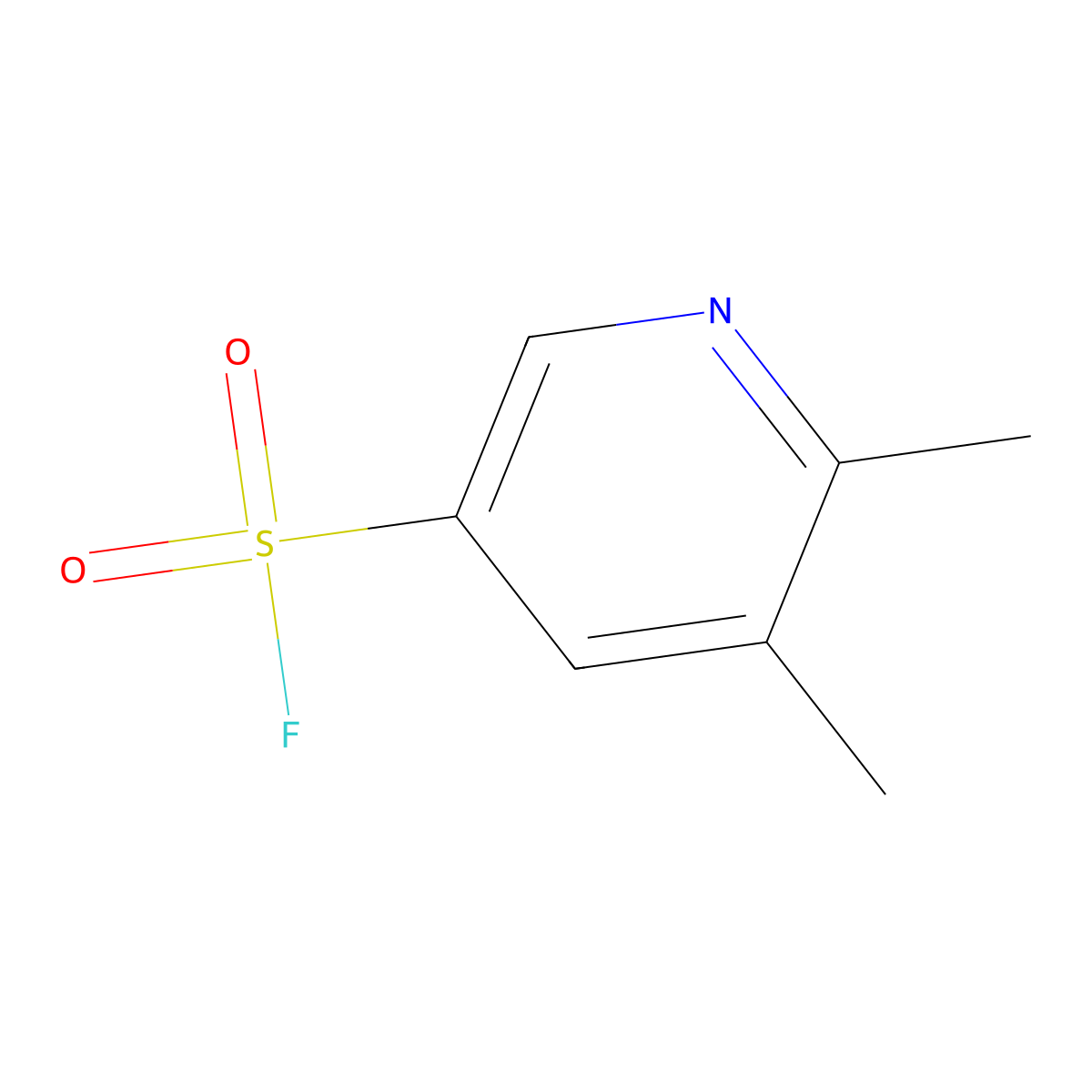 5,6-Dimethylpyridine-3-sulfonyl fluoride molecular structure, CAS 2294164-77-3