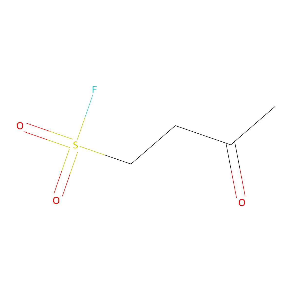 3-Oxobutane-1-sulfonylfluoride molecular structure, CAS 2294207-80-8