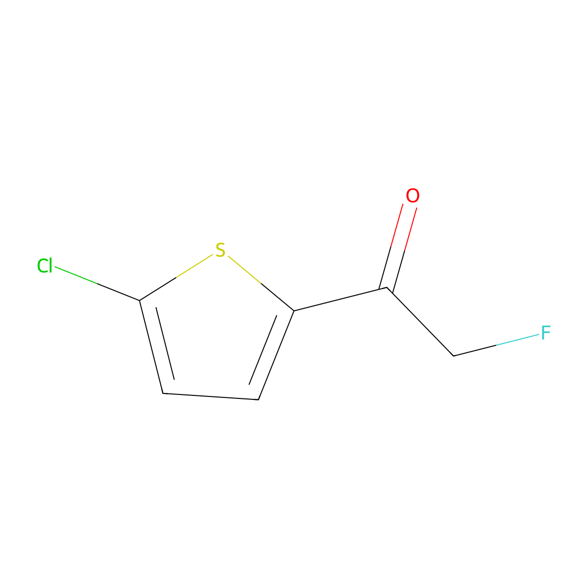 1-(5-Chlorothiophen-2-yl)-2-fluoroethanone molecular structure, CAS 2294227-03-3