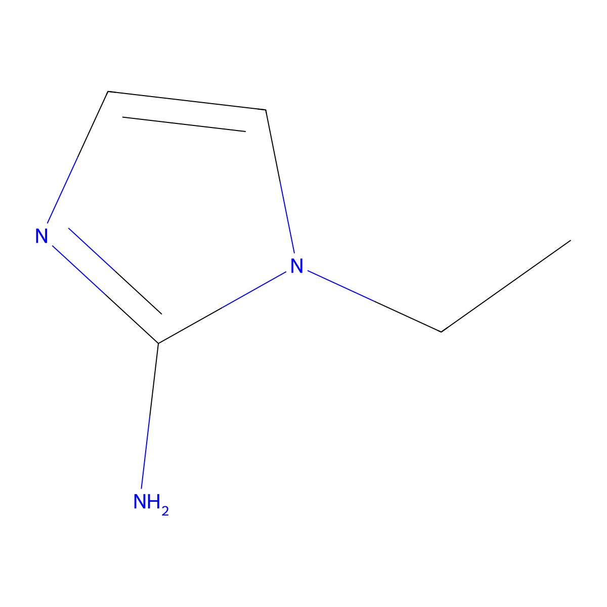 1-ethyl-1H-imidazol-2-amine molecular structure, CAS 22944-65-6