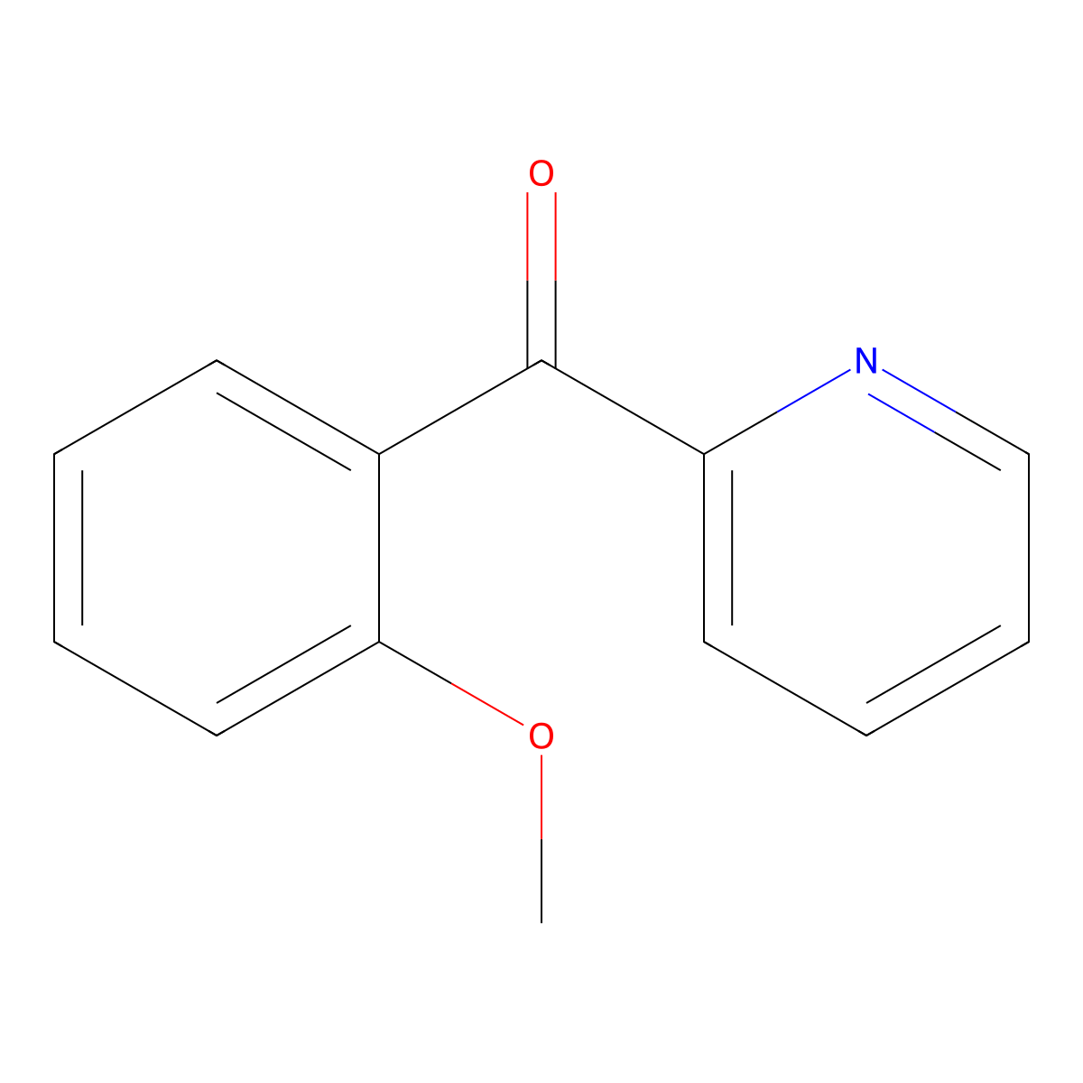 2-(2-Methoxybenzoyl)pyridine molecular structure, CAS 22945-63-7