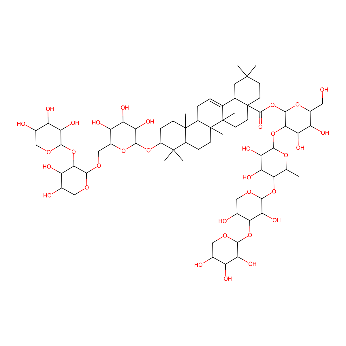 Gleditsioside 1 molecular structure, CAS 229468-56-8