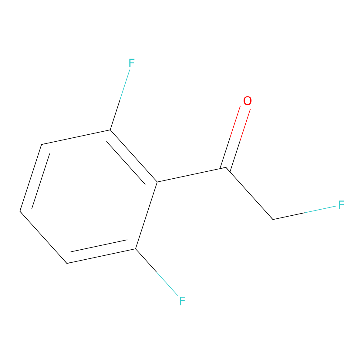 1-(2,6-Difluorophenyl)-2-fluoroethanone molecular structure, CAS 2294731-00-1