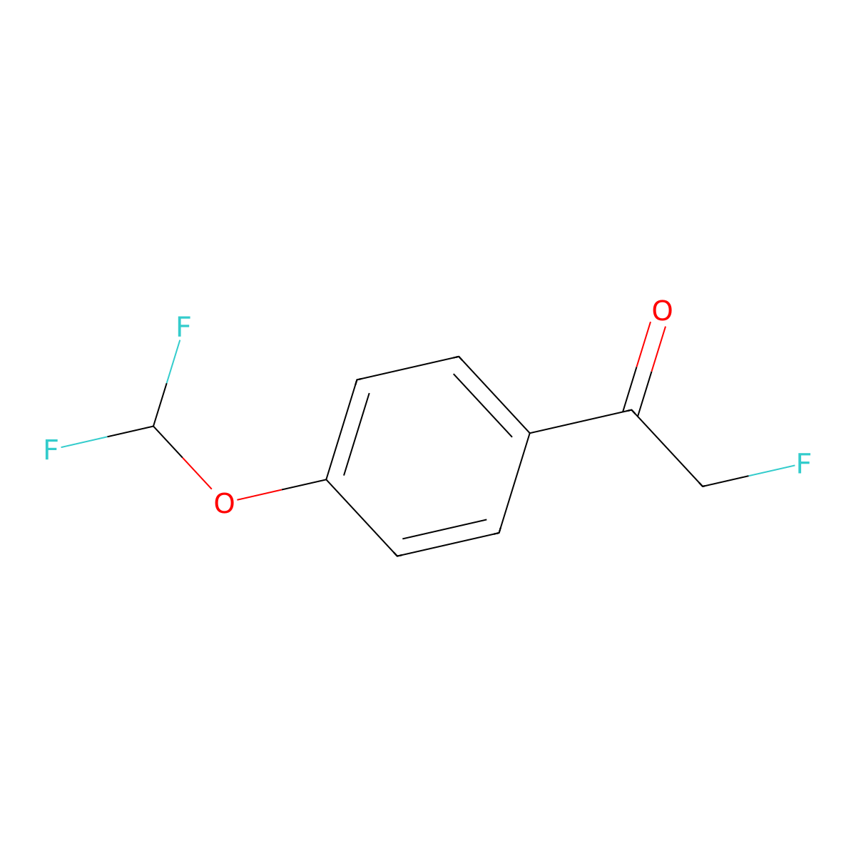 1-[4-(Difluoromethoxy)phenyl]-2-fluoroethan-1-one molecular structure, CAS 2294731-22-7