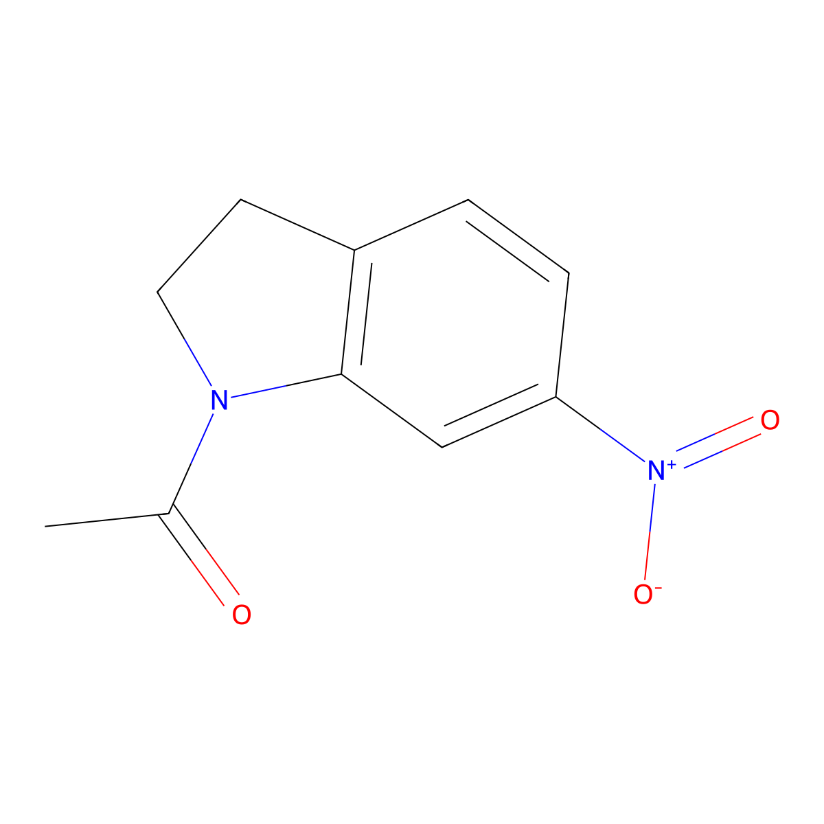 1-(6-Nitroindolin-1-yl)ethanone molecular structure, CAS 22949-08-2