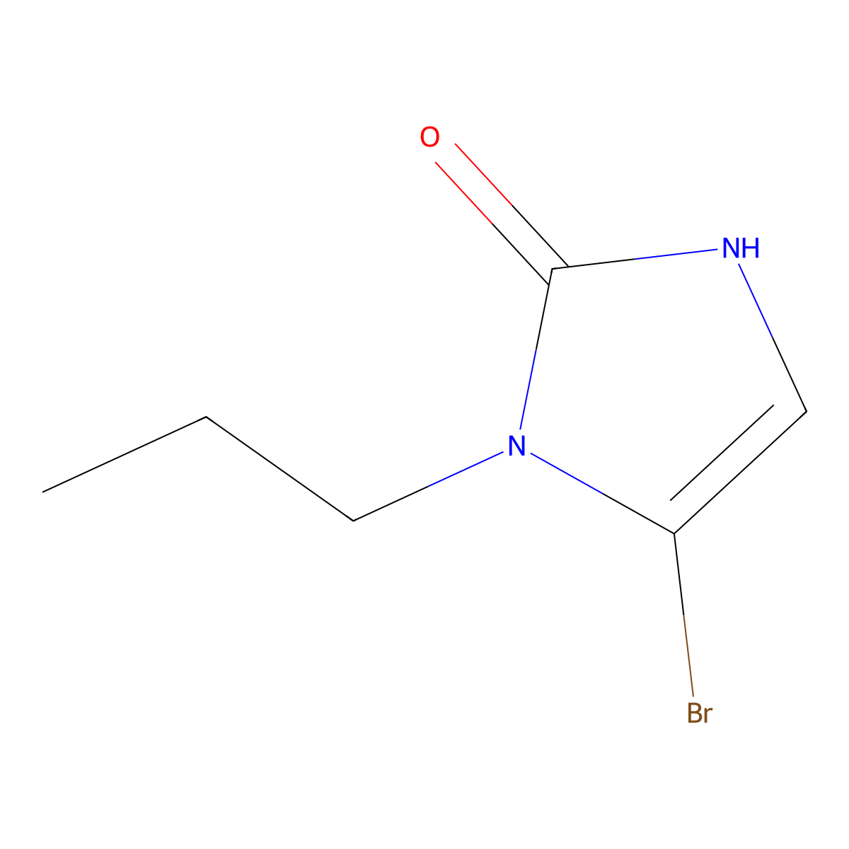 5-bromo-1-propyl-1,3-dihydro-2H-imidazol-2-one molecular structure, CAS 2294948-16-4
