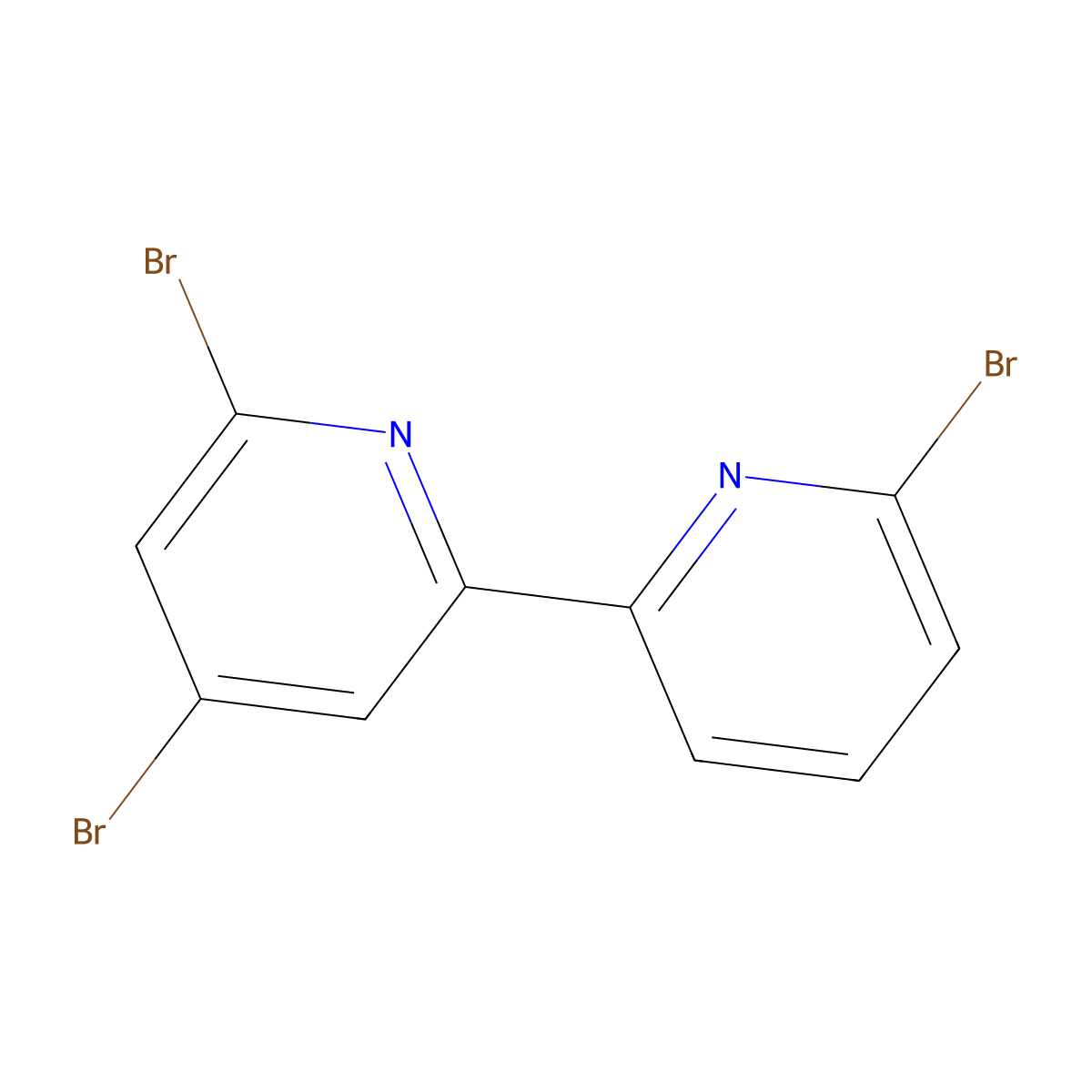 4,6,6'-Tribromo-2,2'-bipyridine molecular structure, CAS 2294957-83-6
