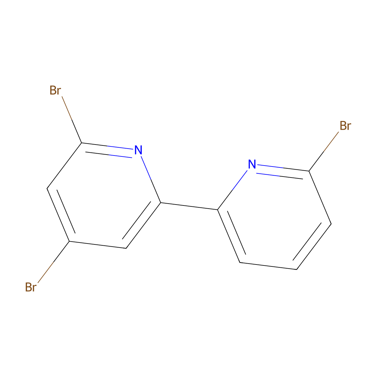 4,6,6'-Tribromo-2,2'-bipyridine molecular structure, CAS 2294957-83-6