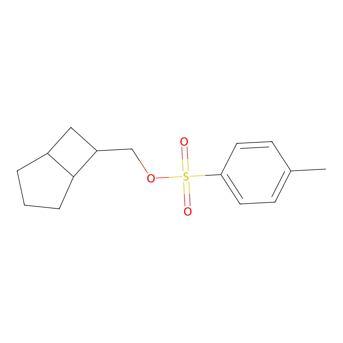 {Bicyclo[3.2.0]heptan-6-yl}methyl 4-methylbenzene-1-sulfonate molecular structure, CAS 2295041-49-3