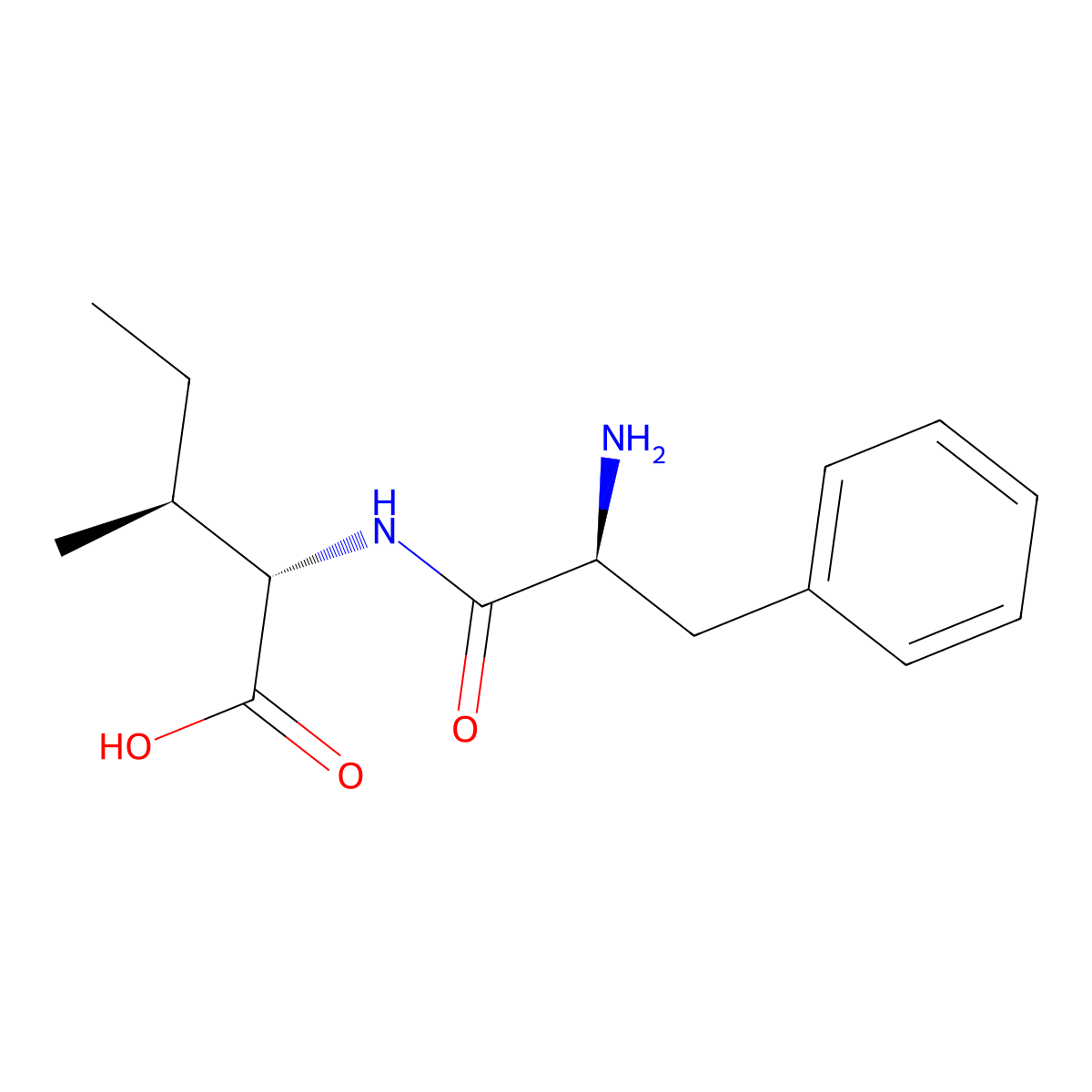 L-Phenylalanyl-L-isoleucine molecular structure, CAS 22951-94-6