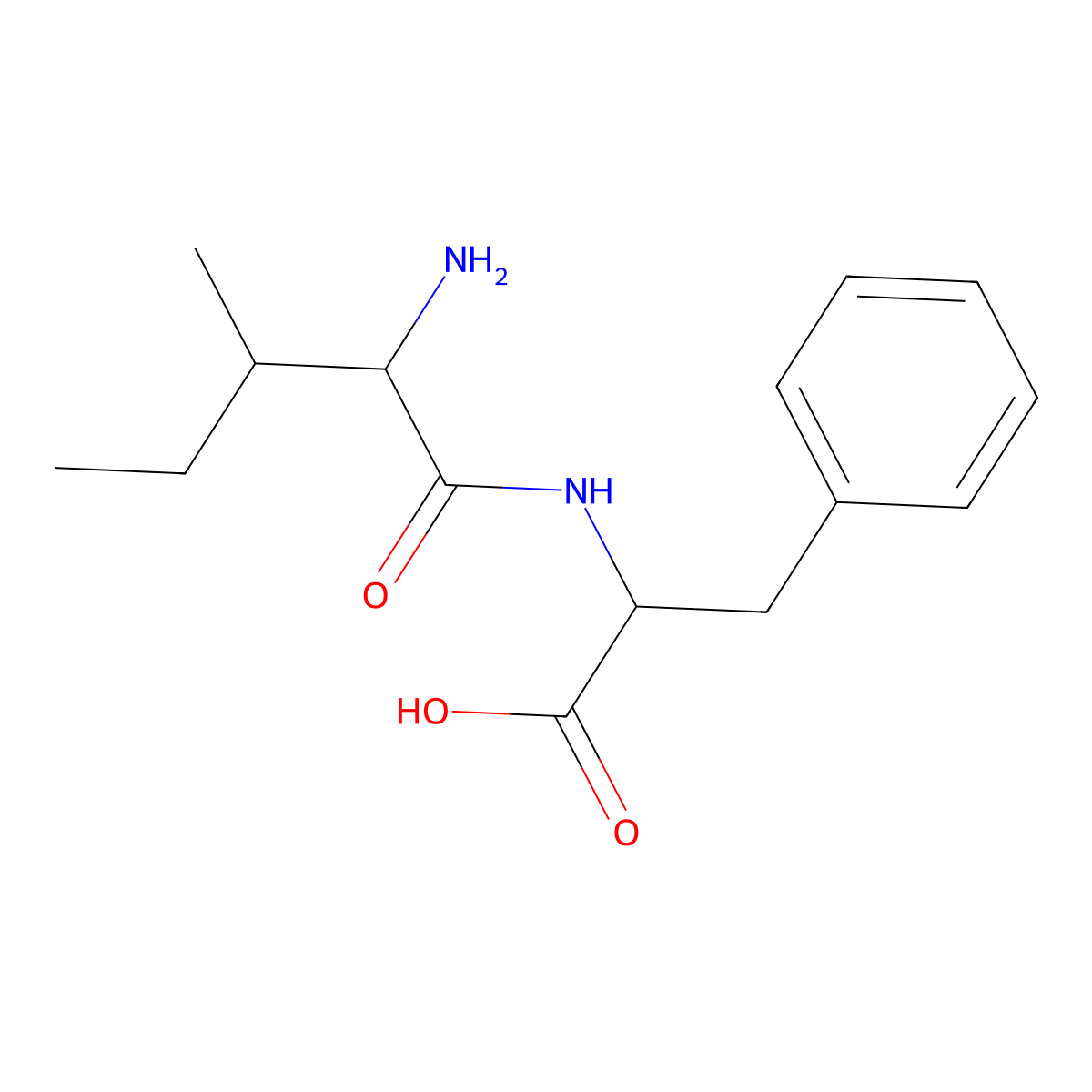 Ile-Phe molecular structure, CAS 22951-98-0