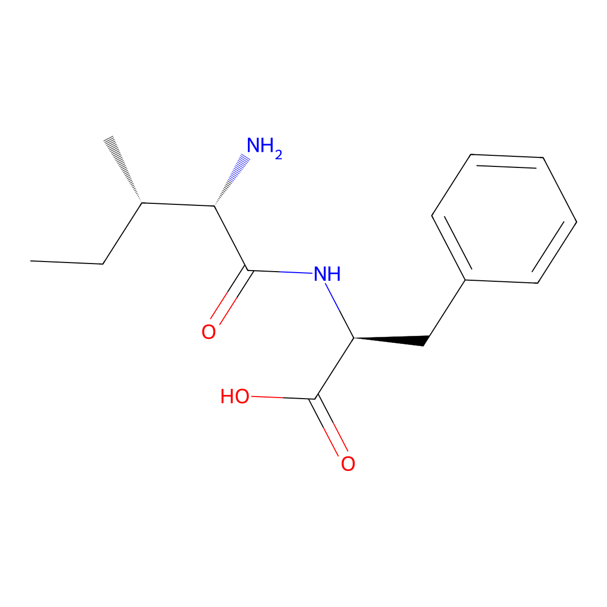 Ile-Phe molecular structure, CAS 22951-98-0