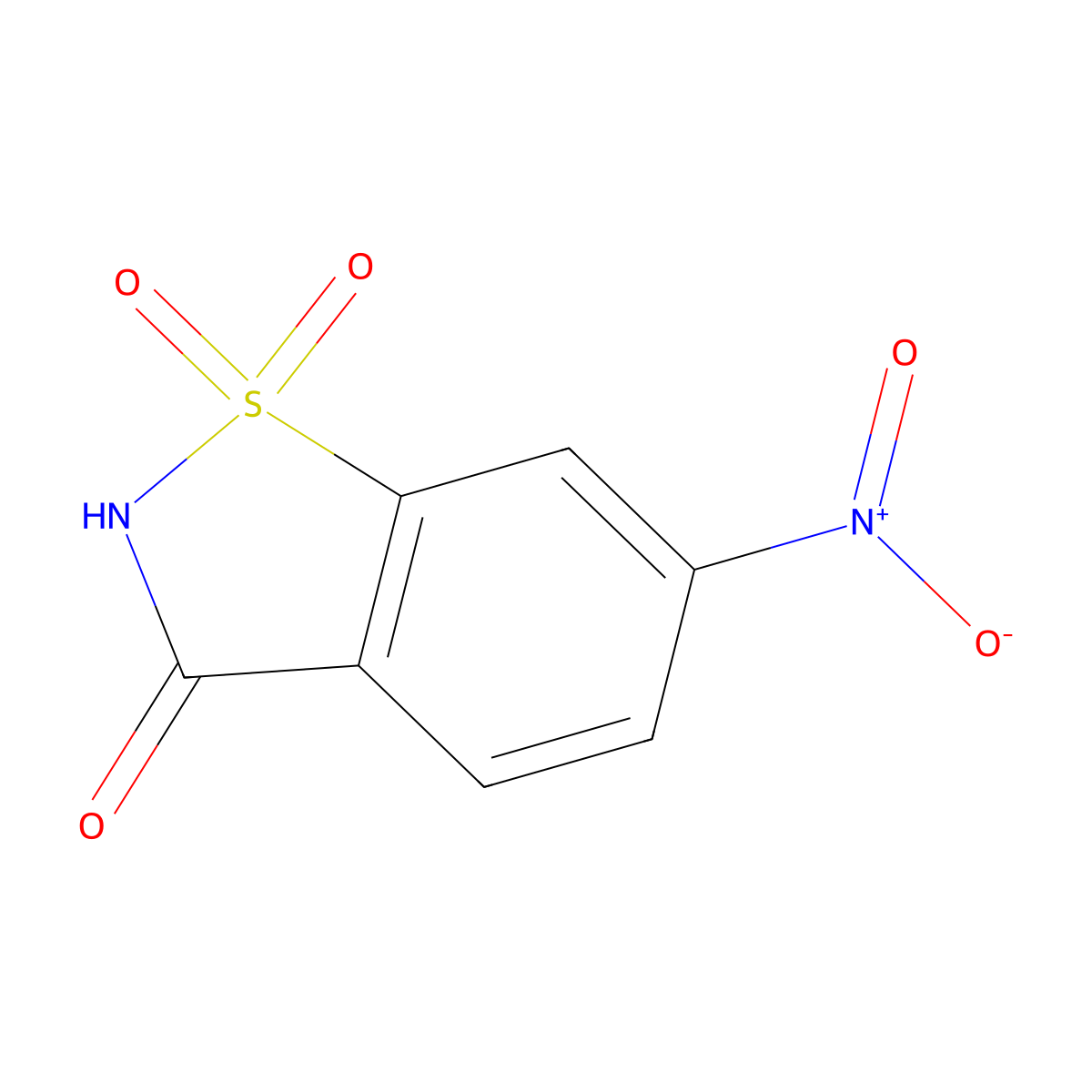 6-Nitrosaccharin molecular structure, CAS 22952-24-5