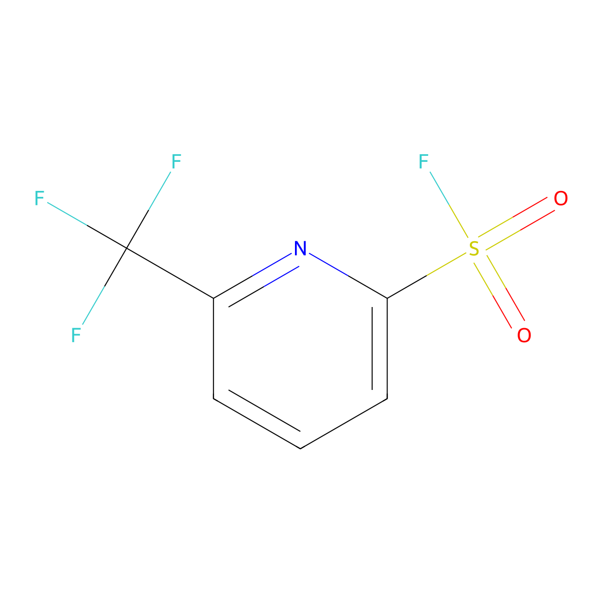 6-(Trifluoromethyl)pyridine-2-sulfonyl fluoride molecular structure, CAS 2295460-18-1