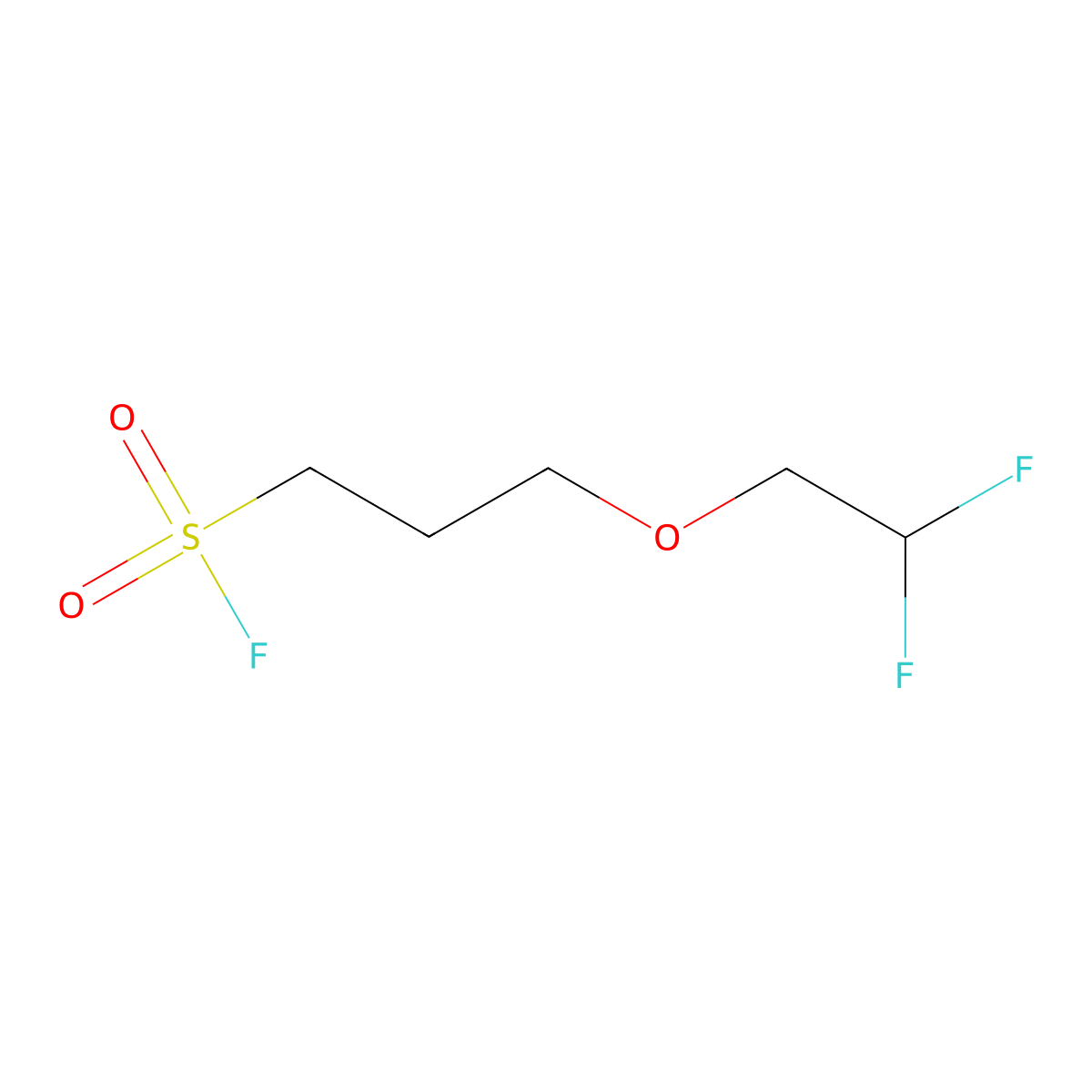 3-(2,2-Difluoroethoxy)propane-1-sulfonyl fluoride molecular structure, CAS 2295485-41-3