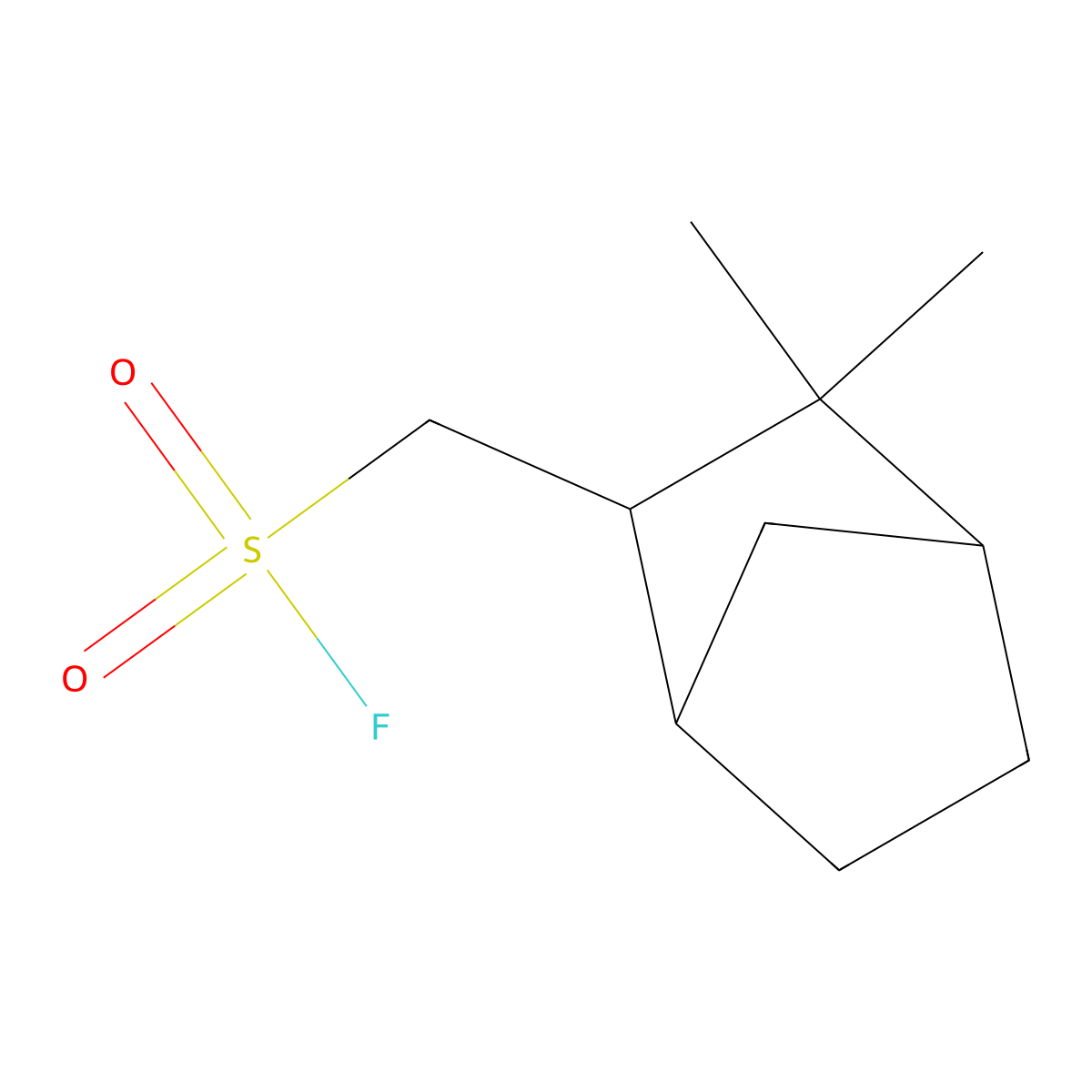 {3,3-Dimethylbicyclo[2.2.1]heptan-2-yl}methanesulfonyl fluoride molecular structure, CAS 2295573-22-5