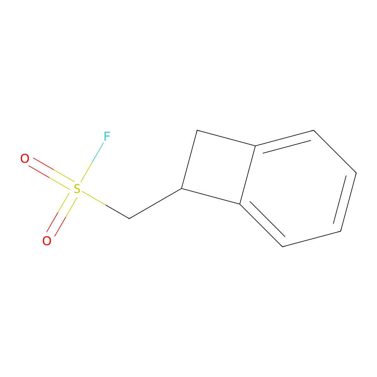 {Bicyclo[4.2.0]octa-1,3,5-trien-7-yl}methanesulfonyl fluoride molecular structure, CAS 2295911-20-3