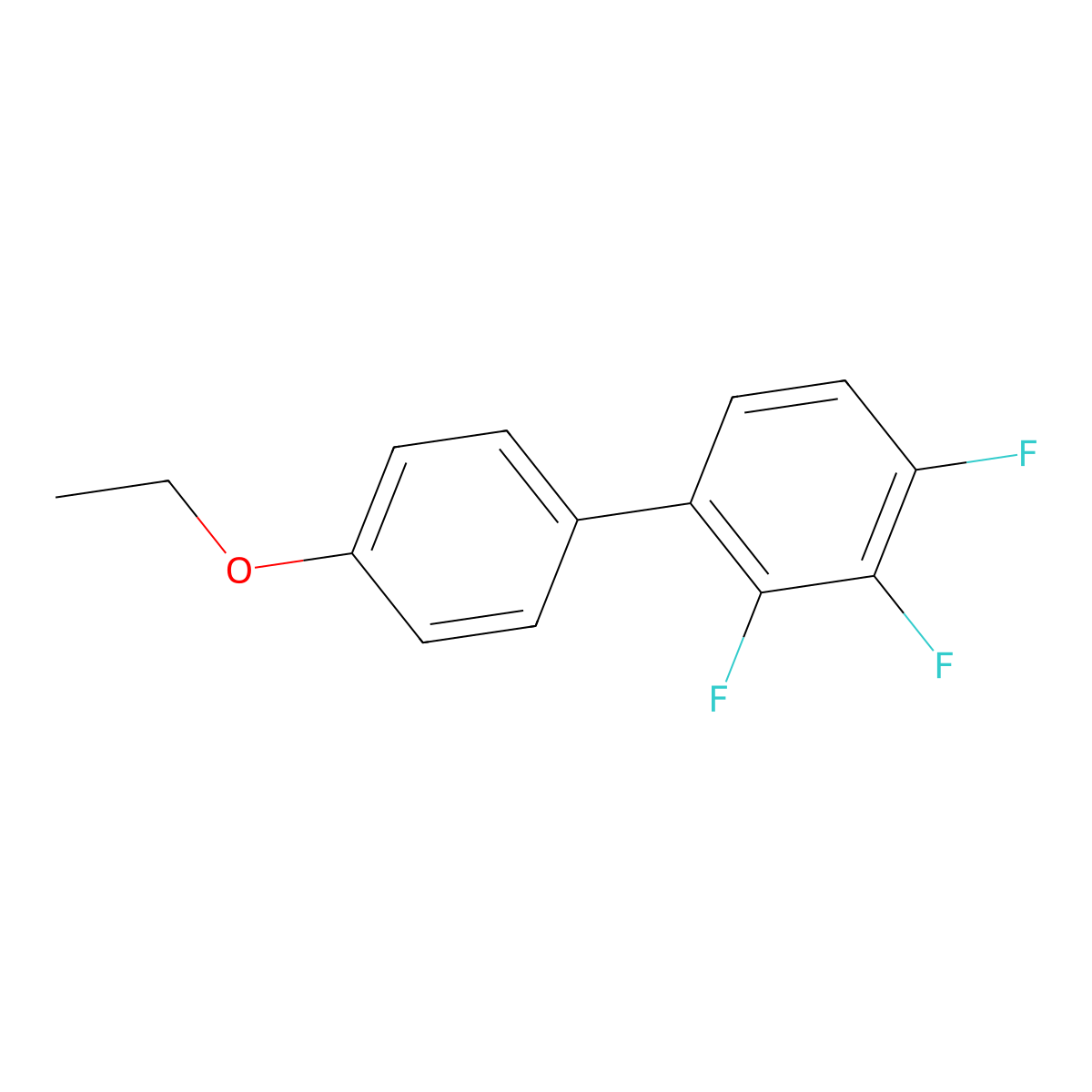 4'-Ethoxy-2,3,4-trifluoro-1,1'-biphenyl molecular structure, CAS 2295926-70-2