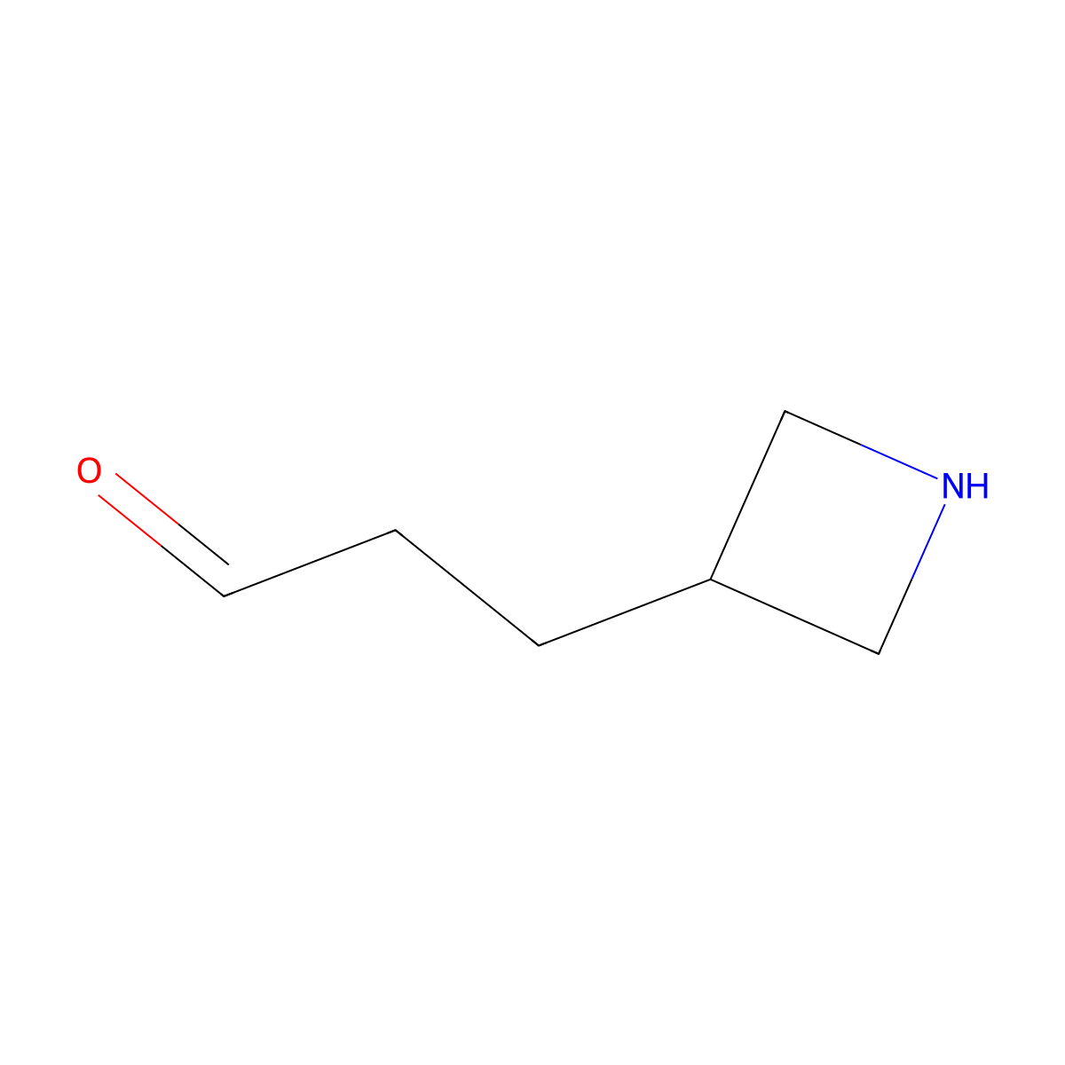 3-(Azetidin-3-yl)propanal molecular structure, CAS 2296057-48-0