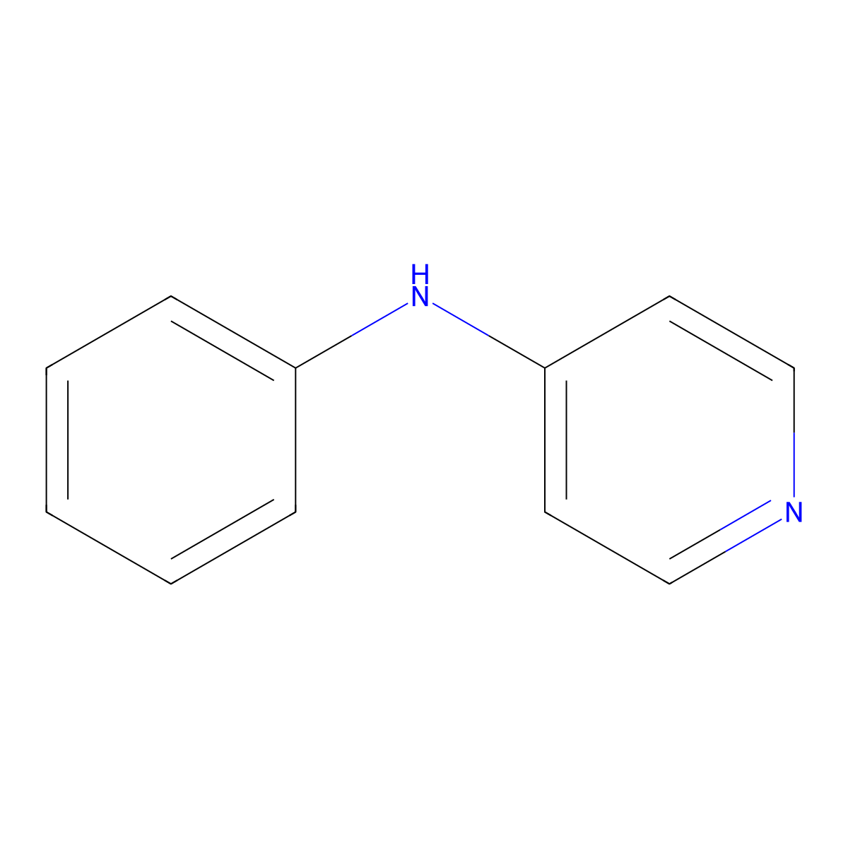 N-phenylpyridin-4-amine molecular structure, CAS 22961-45-1
