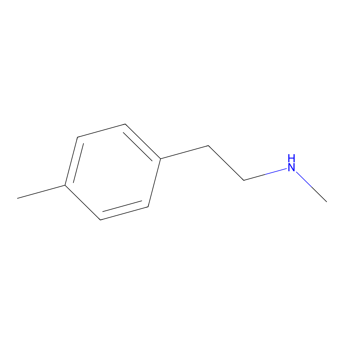N-Methyl-2-(p-tolyl)ethanamine molecular structure, CAS 229621-74-3