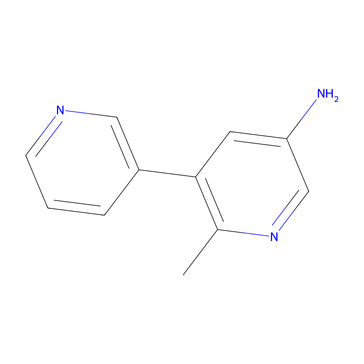 2-Methyl-[3,3'-bipyridin]-5-amine molecular structure, CAS 2296236-34-3