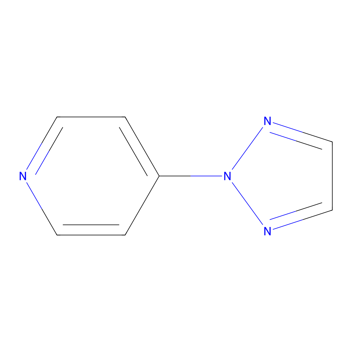 4-(2H-1,2,3-Triazol-2-yl)pyridine molecular structure, CAS 229629-09-8