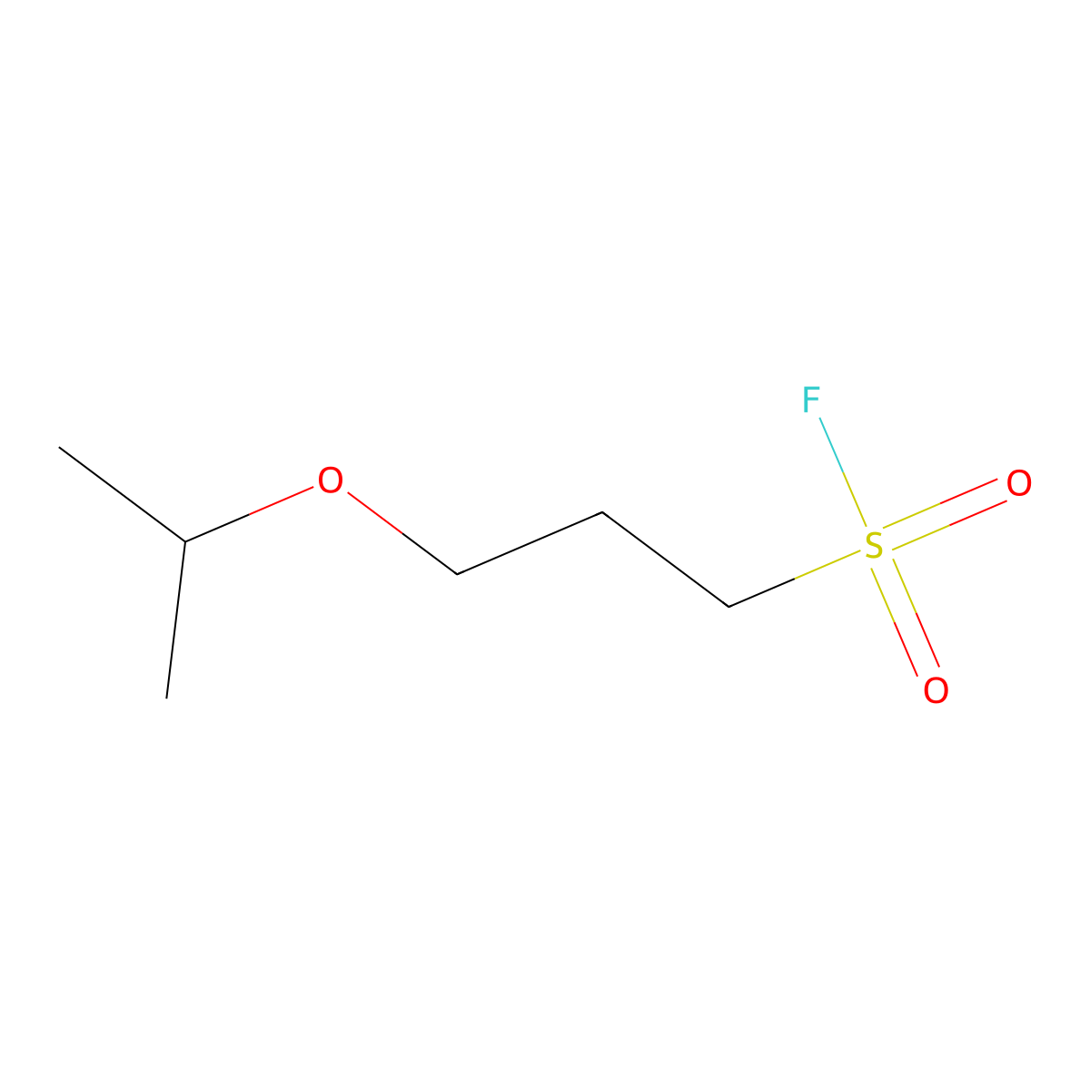 3-(Propan-2-yloxy)propane-1-sulfonyl fluoride molecular structure, CAS 2296421-26-4