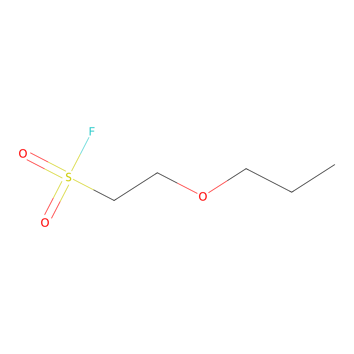 2-Propoxyethane-1-sulfonyl fluoride molecular structure, CAS 2296443-47-3