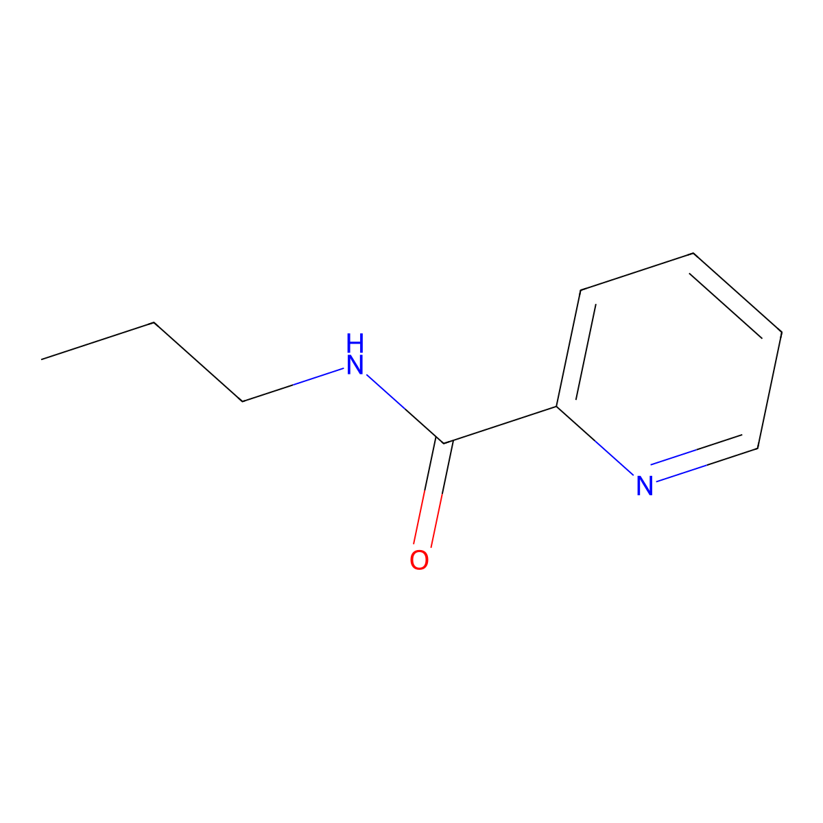 N-Propylpicolinamide molecular structure, CAS 229646-01-9