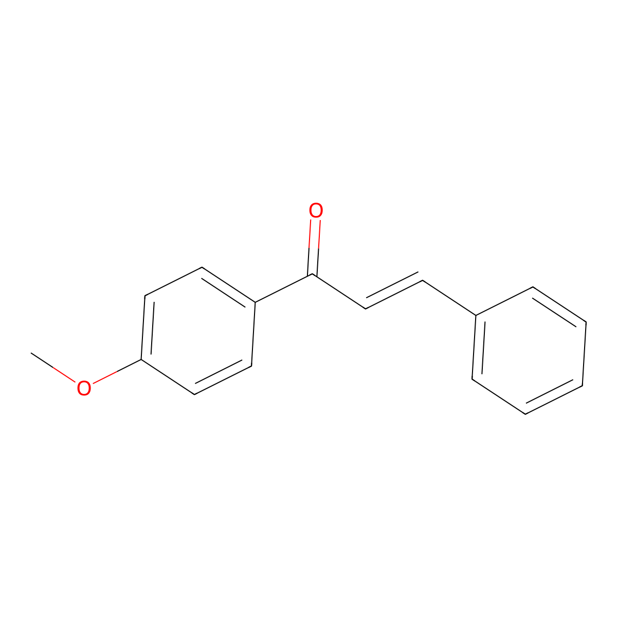4'-Methoxychalcone molecular structure, CAS 22966-19-4